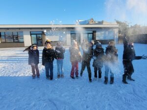 Quand la neige invite au jeu…